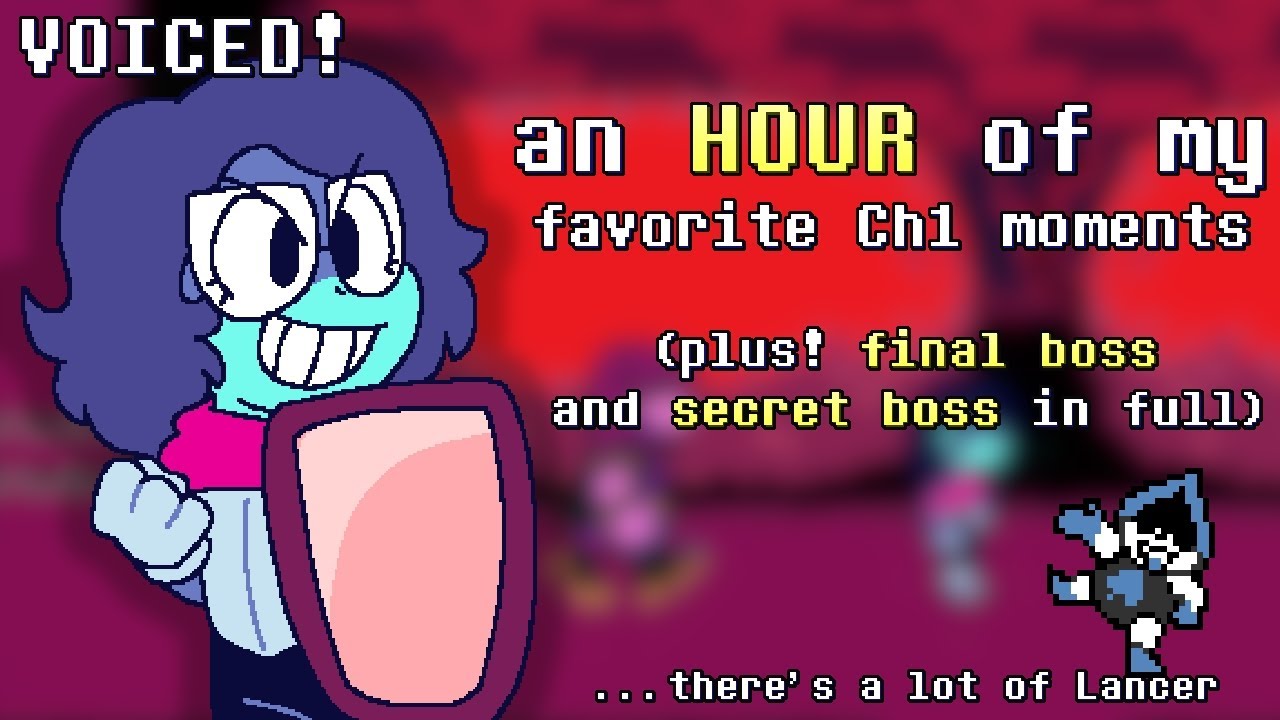 an hour of my fav Deltarune moments, voiced (Chapter 1)