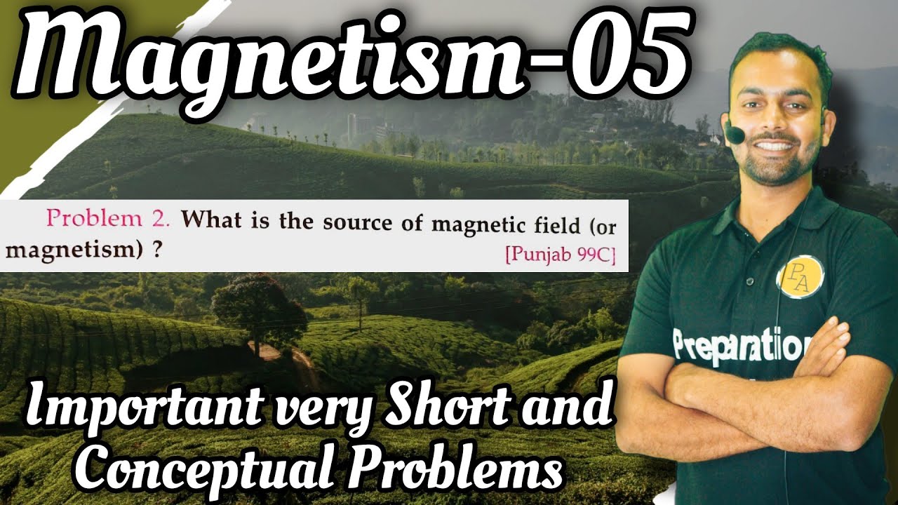 Problem-2. What is the source of magnetic field ( for magnetism ) ?