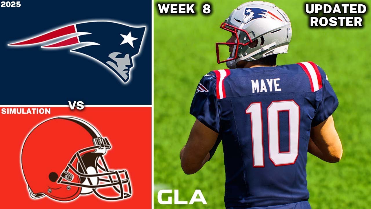 Patriots vs. Browns | Week 8 Simulation | 2025 - 2026 Updated Rosters | Madden 25 PS5