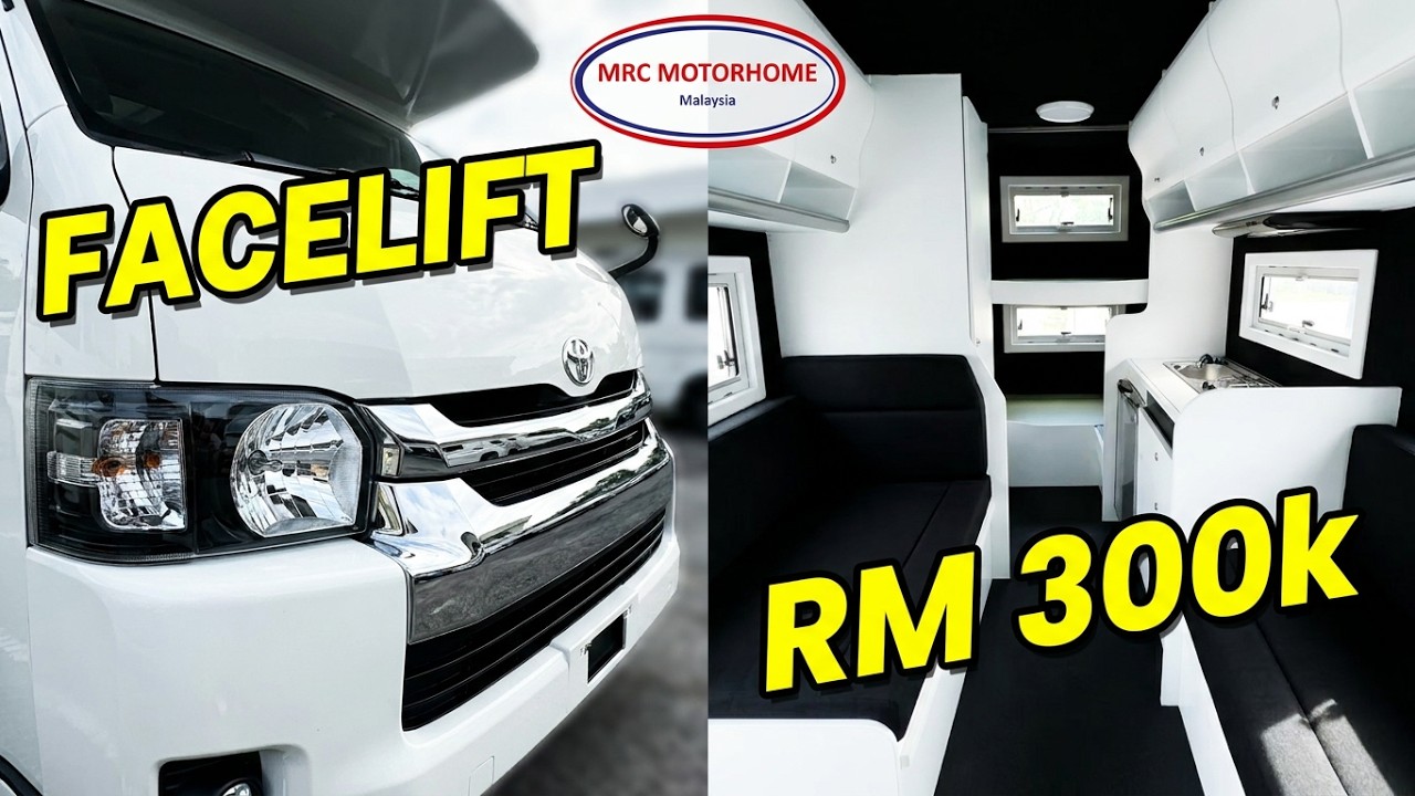 TOYOTA HIACE COMMUTTE 2.7 (A) NEW FACELIFT MOTORHOME #mrcmotorhome #camping #malaysia