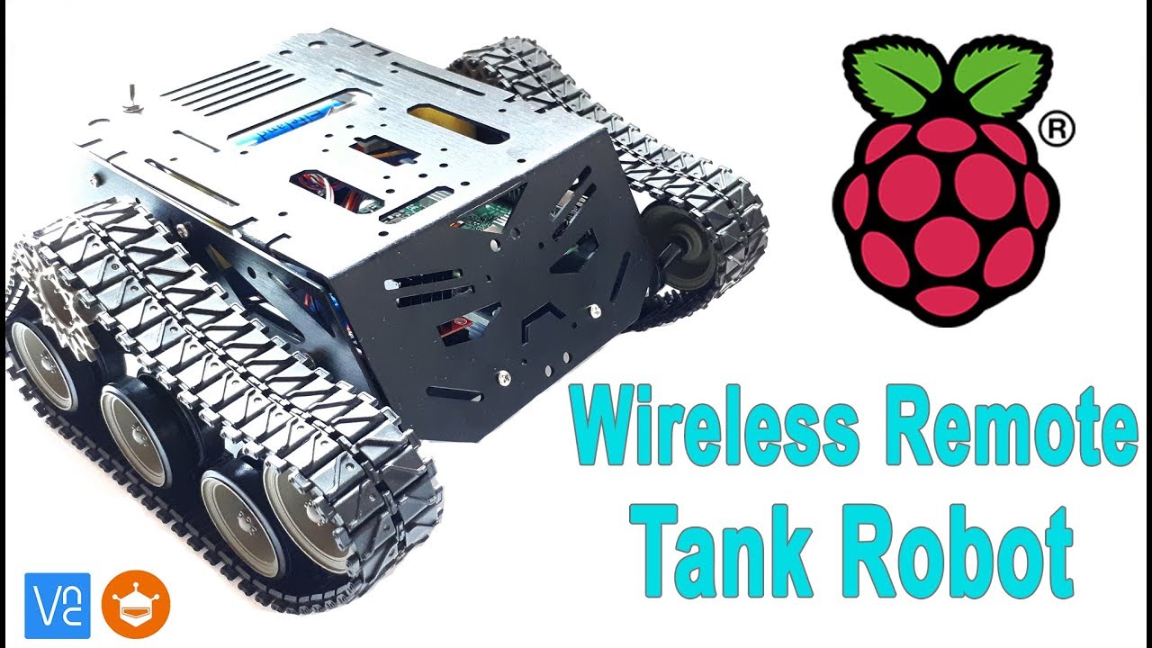 How To Make Wireless Control Raspberry Pi Tank | Mert Arduino