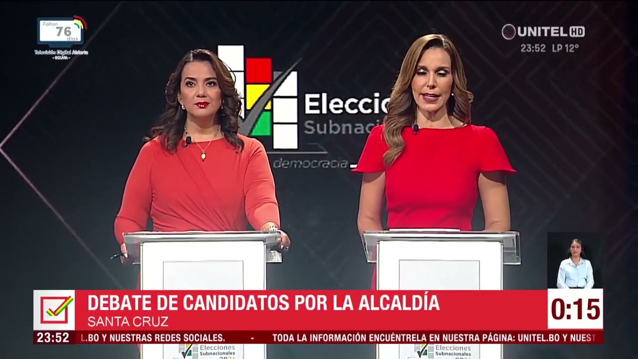 Intervención de Federico Morón en el debate de candidatos