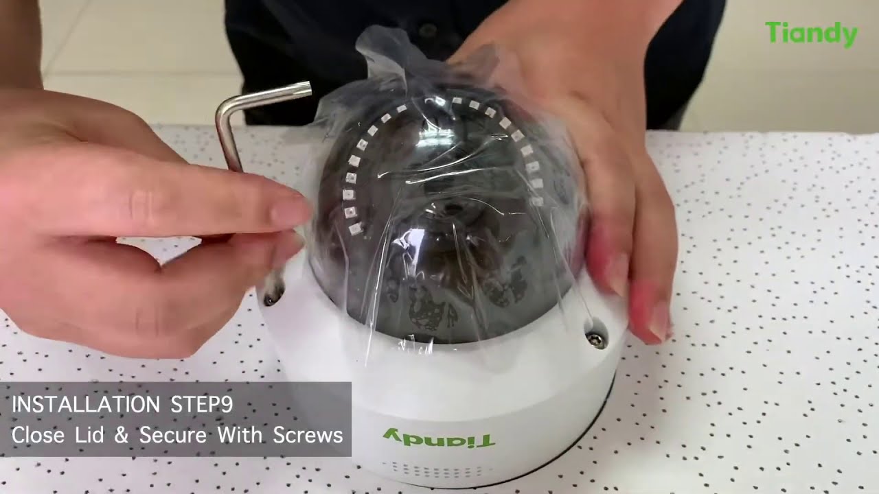 Tiandy Lite Motorized 5MP Starlight Dome UNboxing