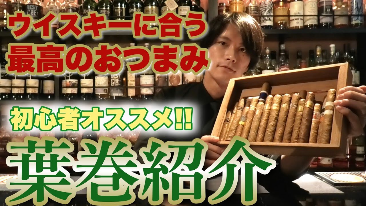 最高のおつまみ！初心者にオススメの葉巻を紹介！