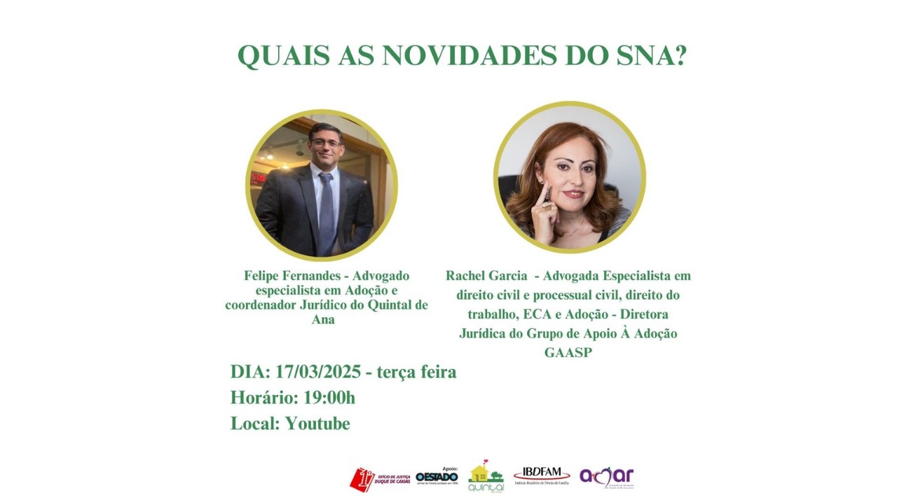 QUAIS AS NOVIDADES DO SNA?