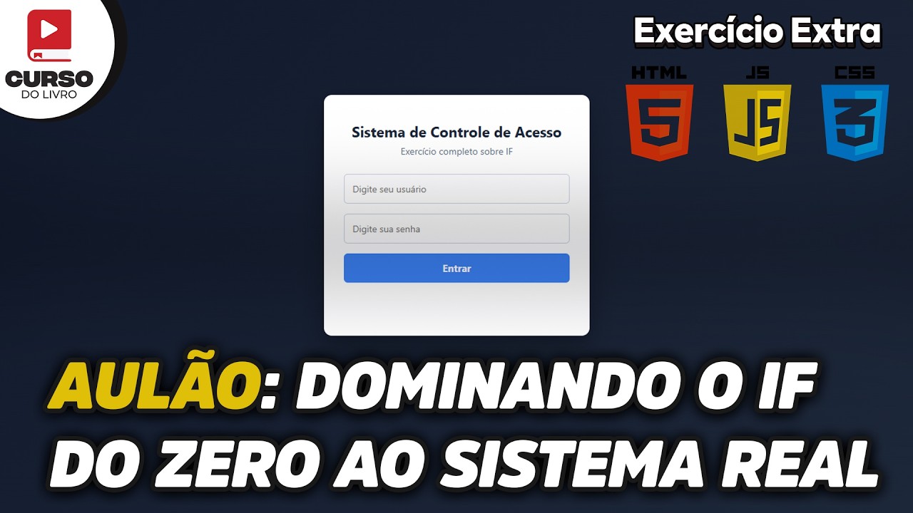 JavaScript IF Completo: do Conceito ao Sistema de Controle de Acesso