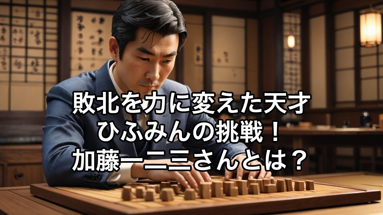 「加藤一二三さん（ひふみん）」とは？　　【新聞・ニュース用語】