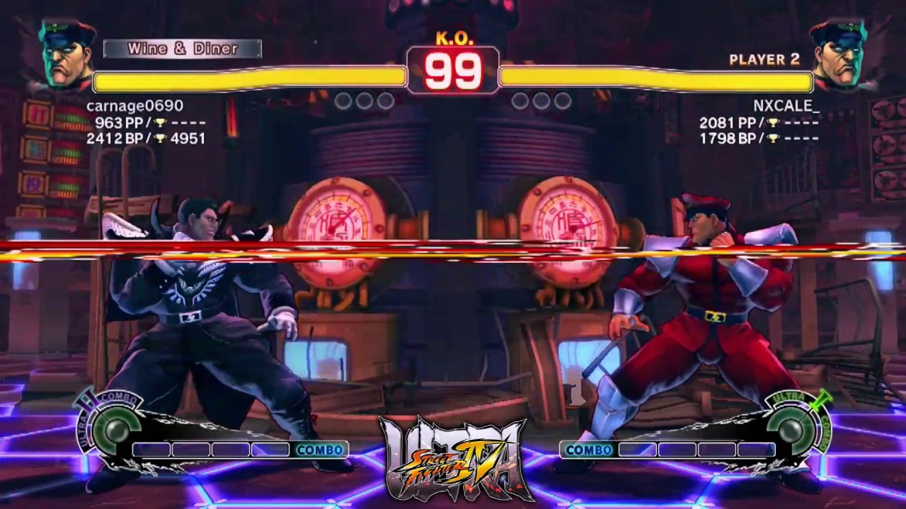 The Wall of Shame - Ultra Street Fighter IV 4 : M. Bison (NXCALE_) vs M. Bison (Carnage) PS3
