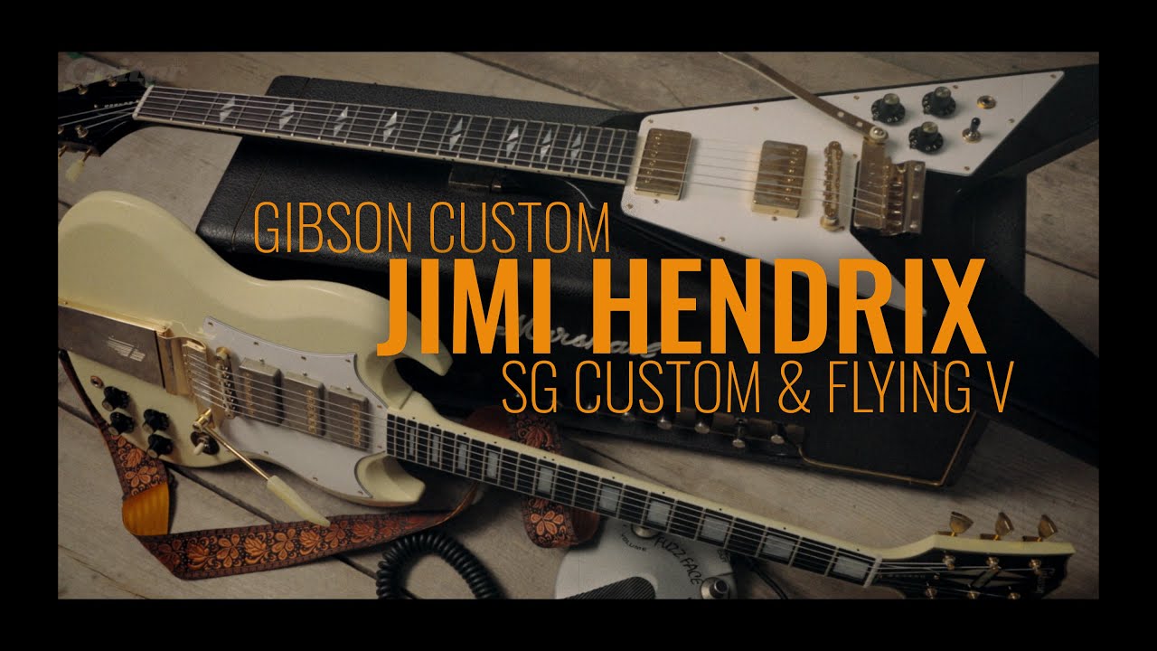 Gibson Custom Jimi Hendrix 1967 SG Custom & 1969 Flying V demo | Guitar.com