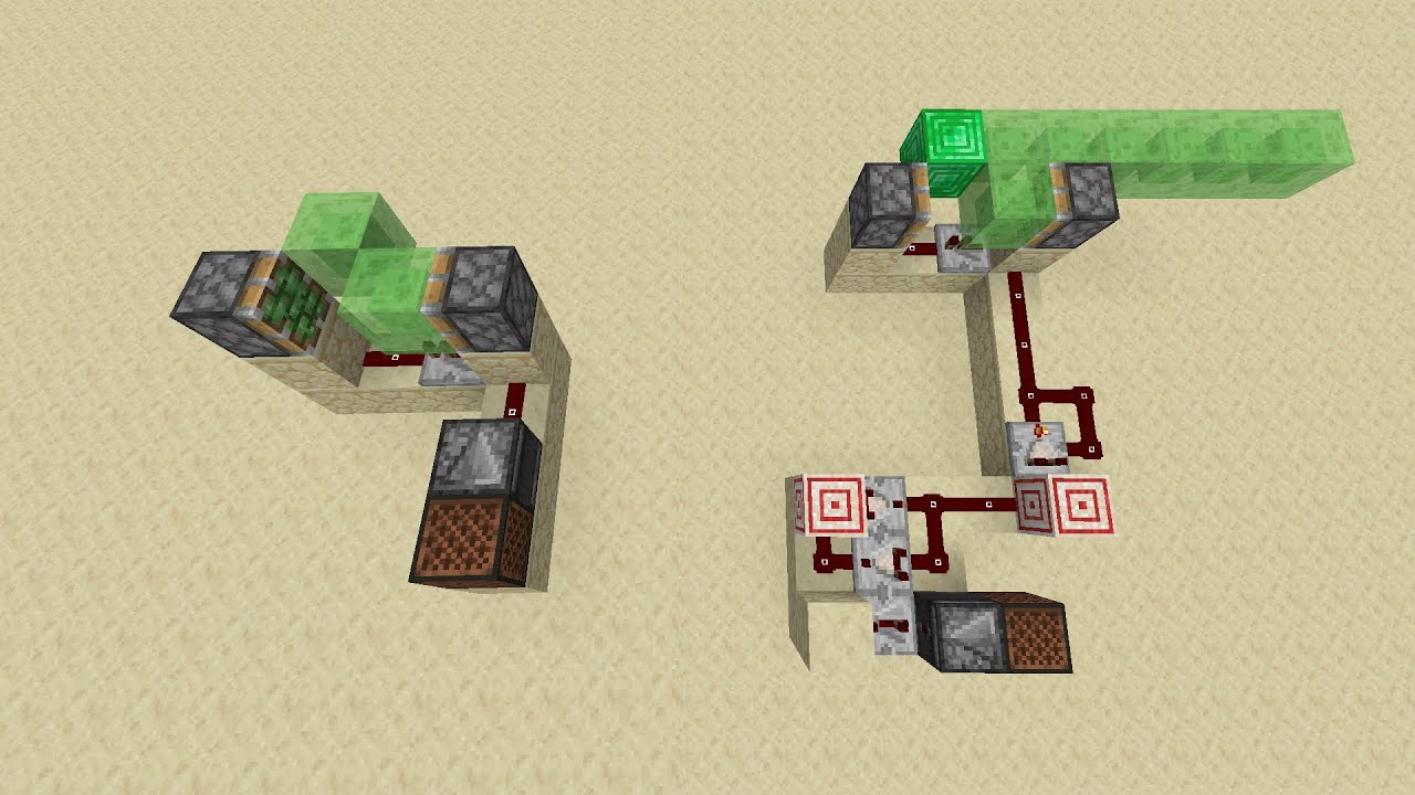 Sharing is Caring 016:  Simple Slimeblock Seperator & Slimeblock Piston Extender