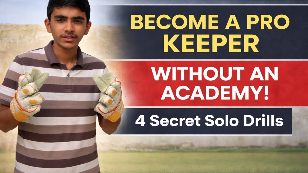 How to do wicket keeping practice at home