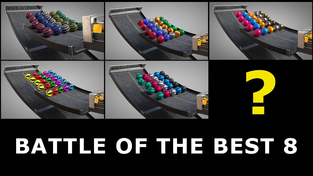 Battle of the Best 8 ❤️ 6 Races ❤️ WHO IS FASTER