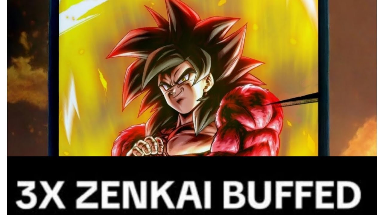 3x Zenekai buffed ultra ssj4 Goku is a beast🔥