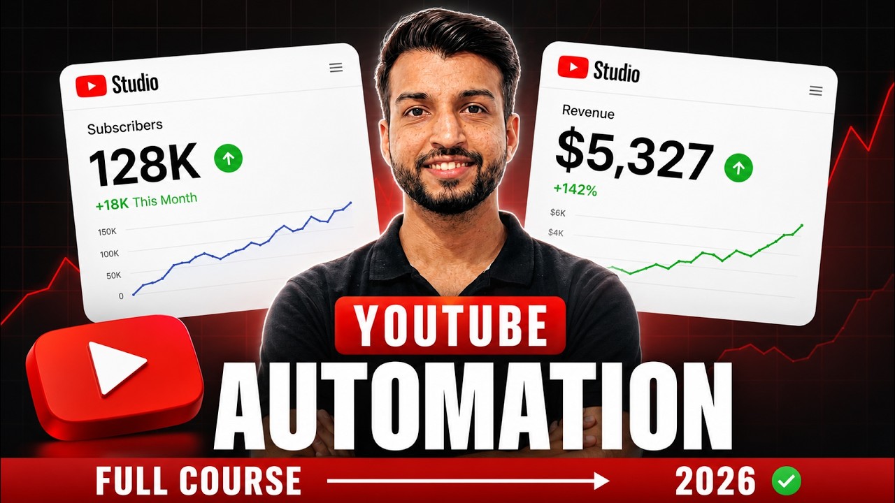 YouTube Automation for Beginners: Complete 7-Hour Step-by-Step Course 2026