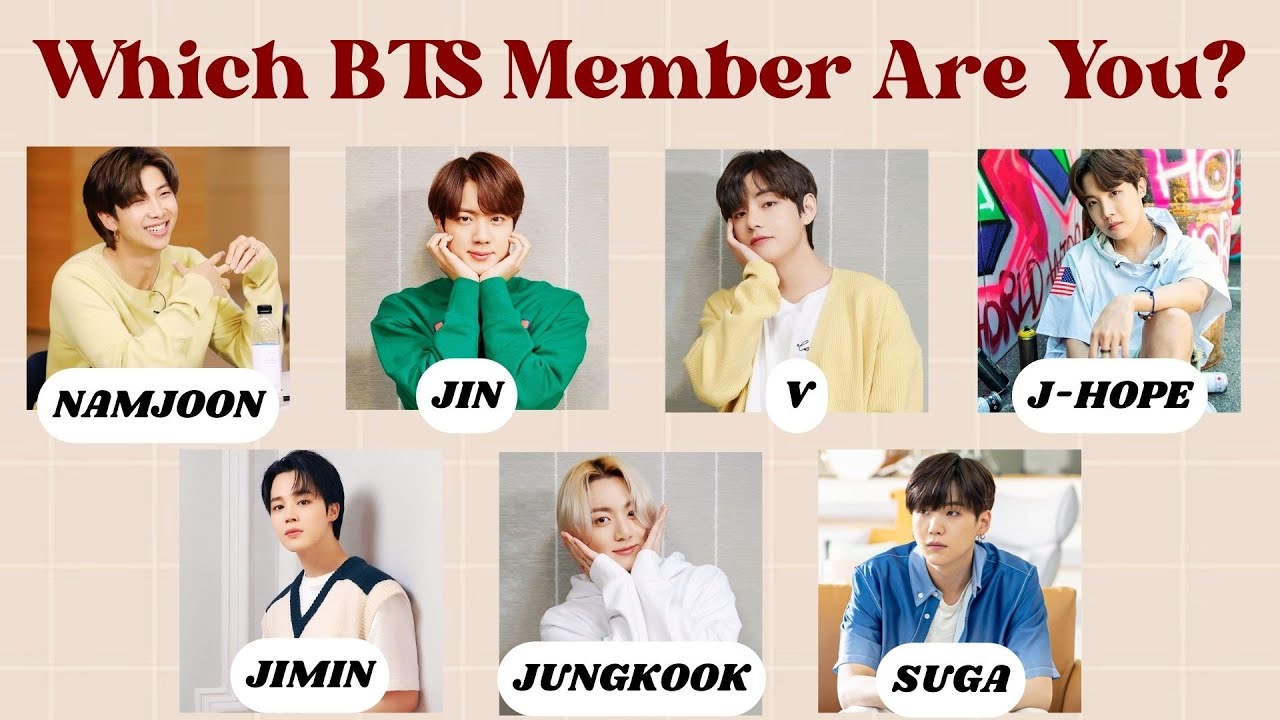 Which BTS Member Are You? | Fun ARMY Quiz Game💜| Personality Quiz @quizgalaxtopia