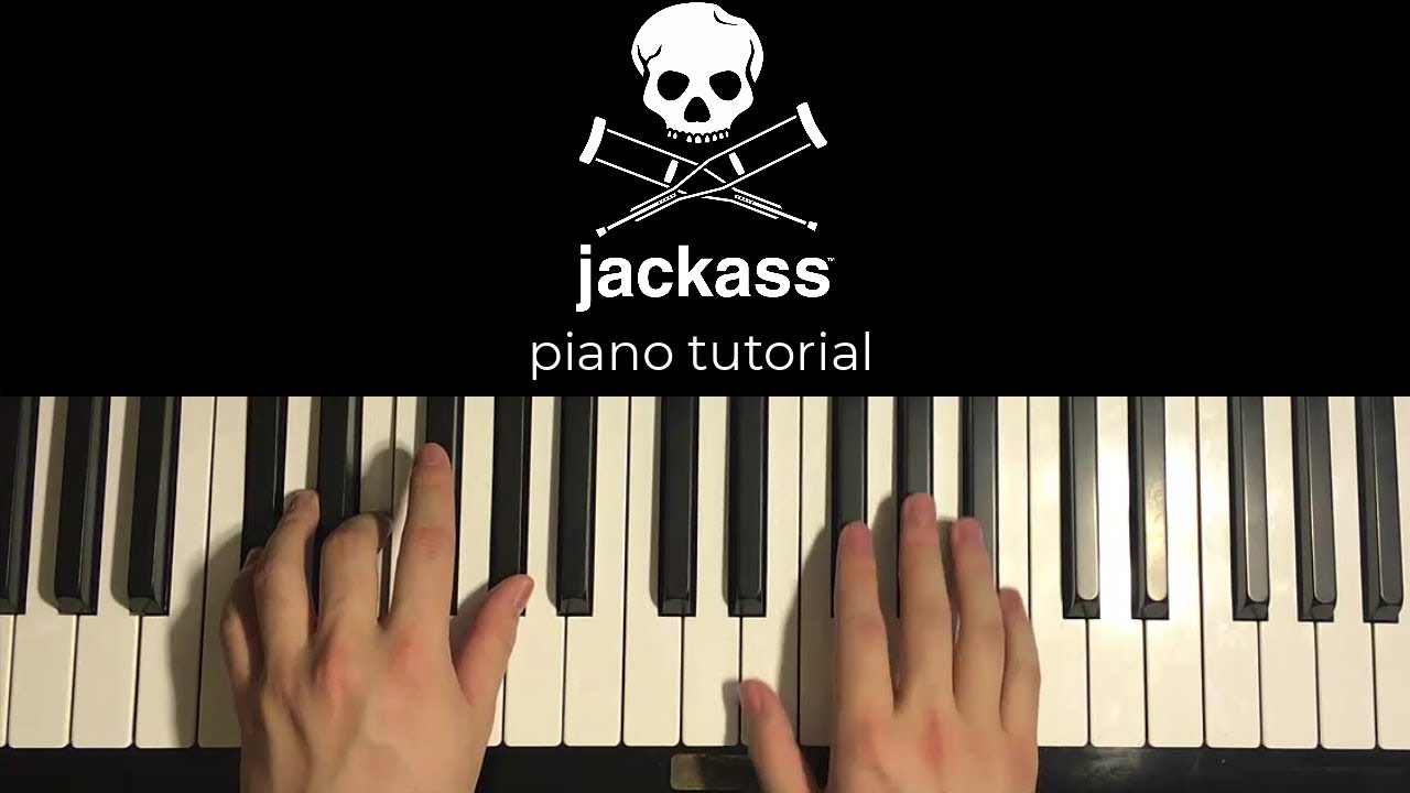 How To Play - Jackass Theme (Piano Tutorial Lesson)