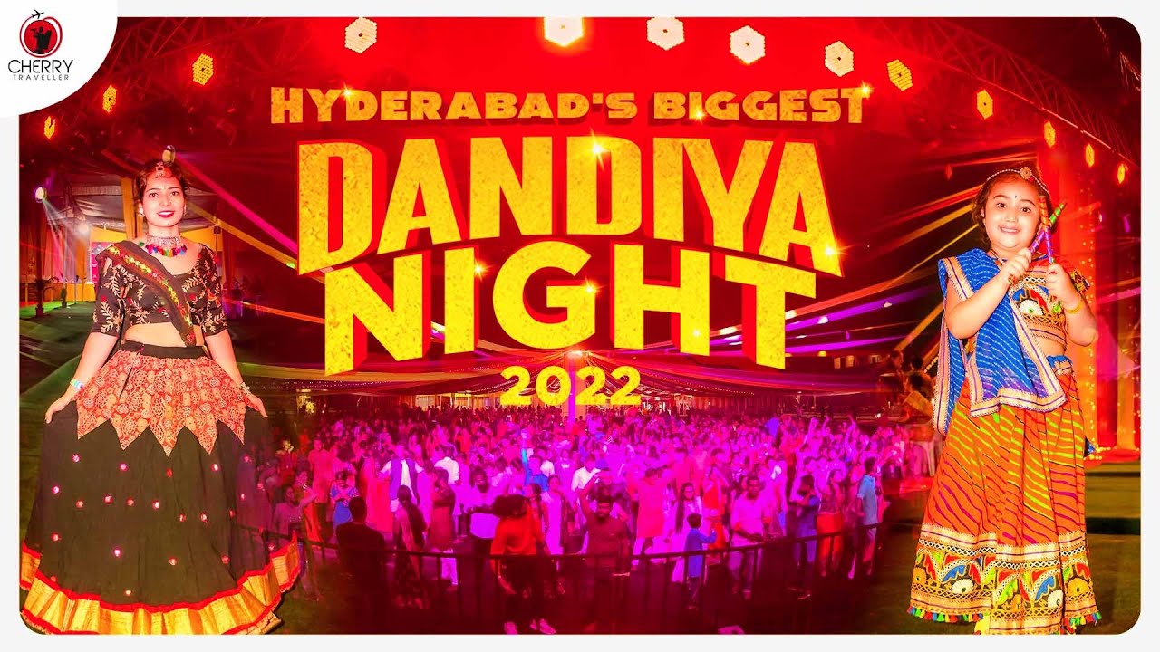 Navaratri Dandiya 2022 || Police Hockey Stadium Begumpet || Cherry Traveller