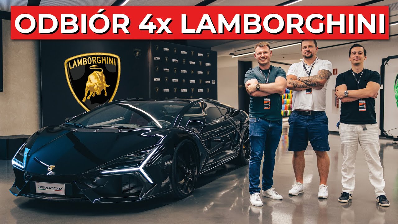 Odebraliśmy CZTERY Lamborghini z salonu!