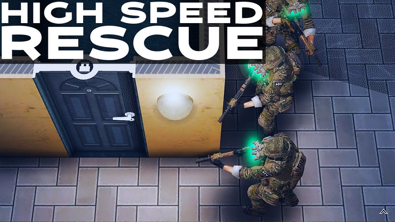 DOUBLE RUSH: FBI HOSTAGE RESCUE TEAM SIMULTANEOUS RESCUE | DOOR KICKERS 2 TASK FORCE NORTH