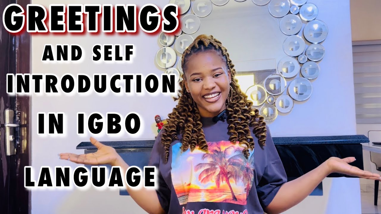 IGBO LESSON  1 - Learning the #igbo#language fast and easy || very fun