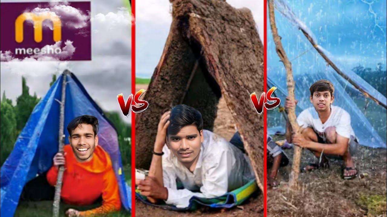 Surviving 24 Hours In Diffrent Houses 🏘️ | Hard Challange 😰 | Survival Squad #adventure #surviving 