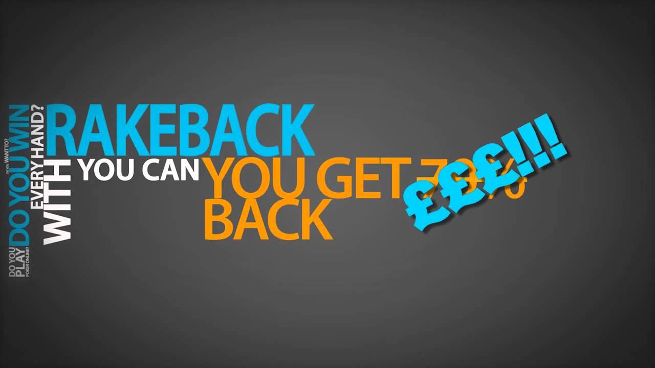 What is Rakeback - Learn how to win with Poker Rakeback