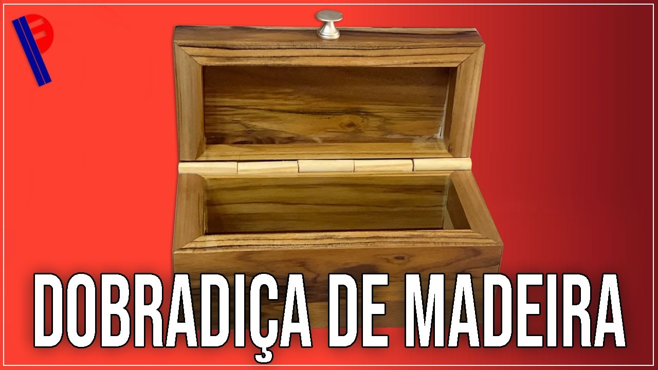 Como Fazer Dobradiça 100% em Madeira | Marcenaria Fina