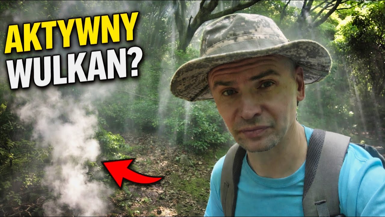 Wchodzę na aktywny wulkan Garandake 🌋 Wulkaniczne wyziewy na trasie (Japońska prowincja #321)