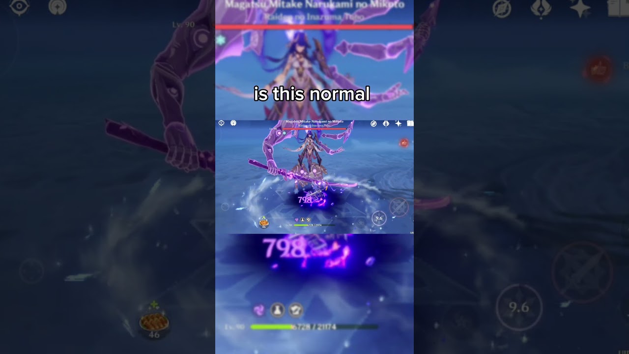 Raiden Shogun the early hardest boss in Genshinimpact