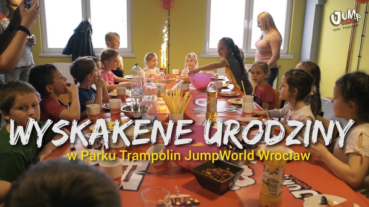 Wyskakane urodziny w Park Trampolin JumpWorld Wrocław