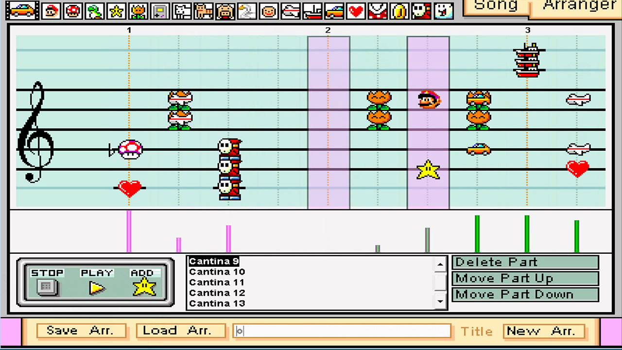 The (full) Star Wars Cantina on Mario Paint Composer 2.0