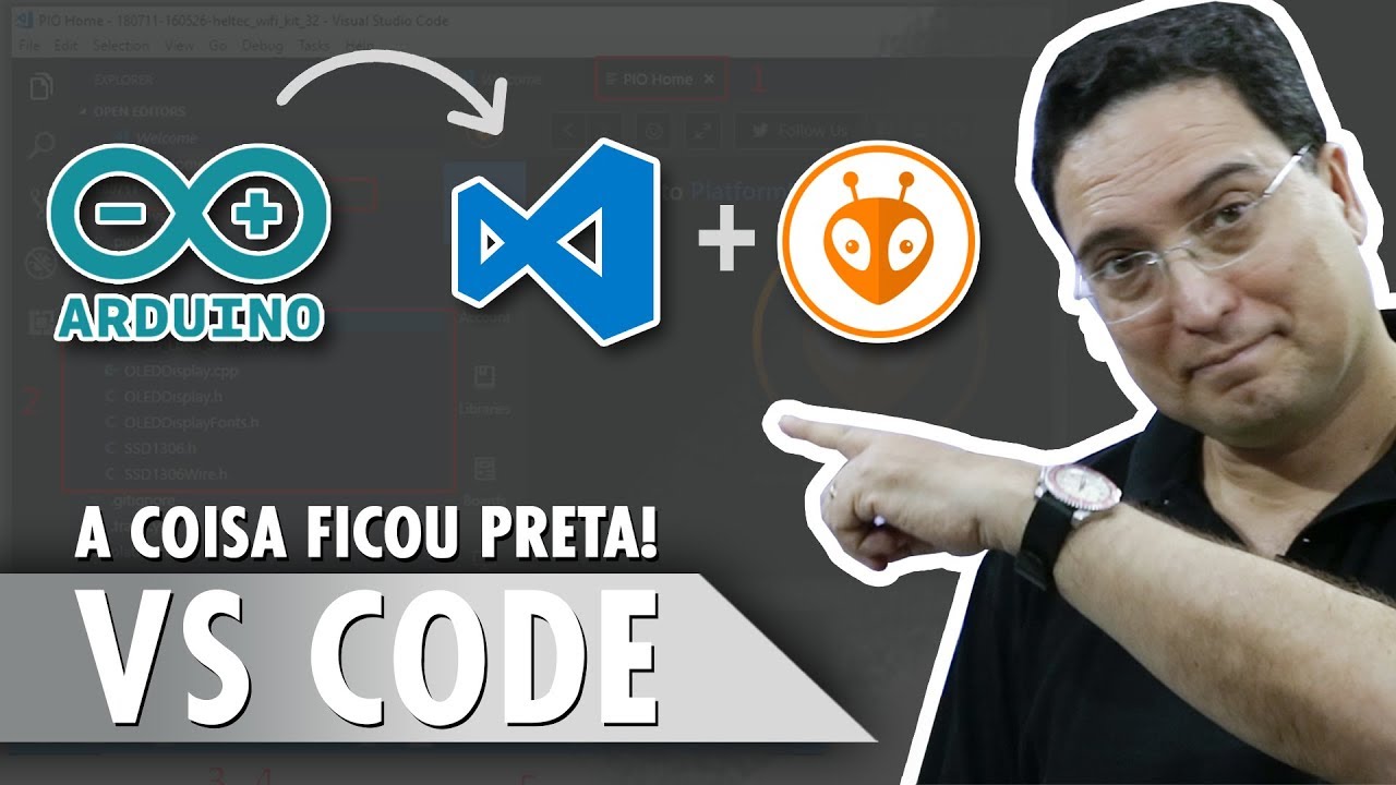A coisa ficou preta! VS Code