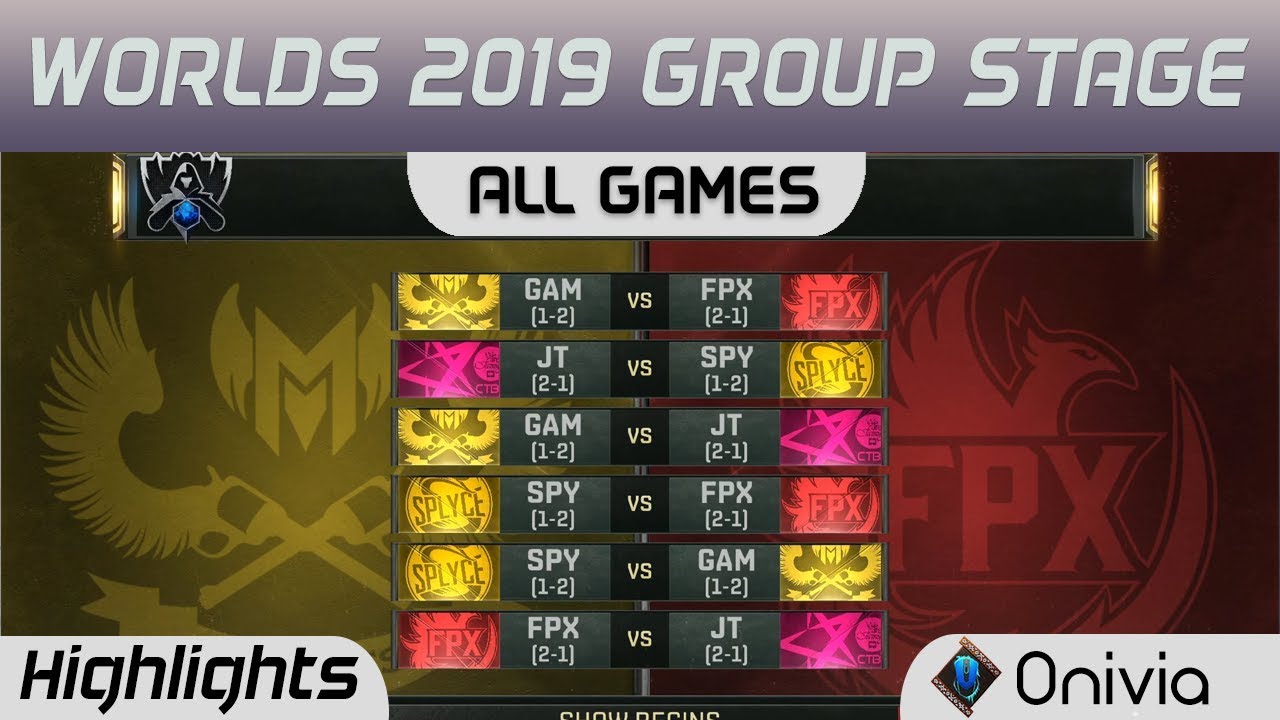 Group Stage Day 5 Full Day Highlights Worlds 2019 By Onivia
