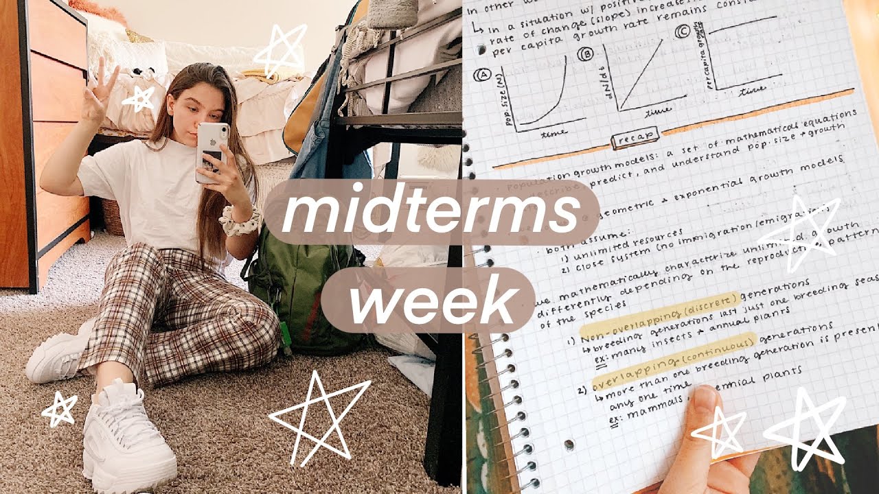 College Midterms Week in My Life - StuDYING & Exams - Michigan State University