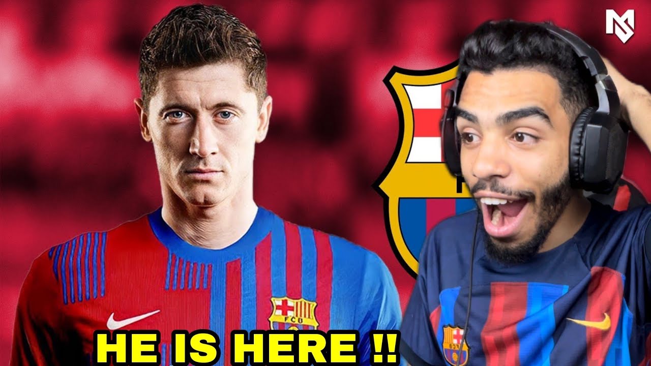 My Reaction on LEWANDOWSKI the new Barcelona player ❤️ UNBELIEVABLE 🔥