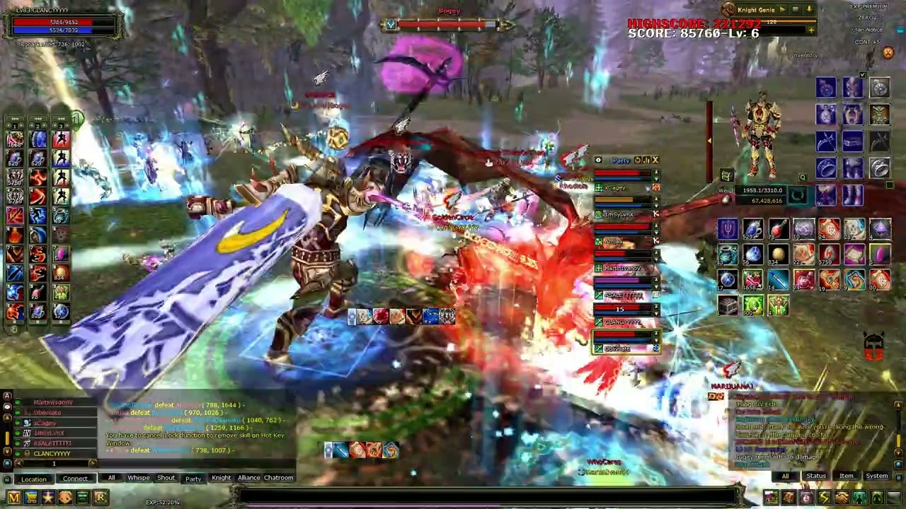 Zero Warrior Pk__Vol 1 Atla Bass #zero #knight #knightonline #berserker