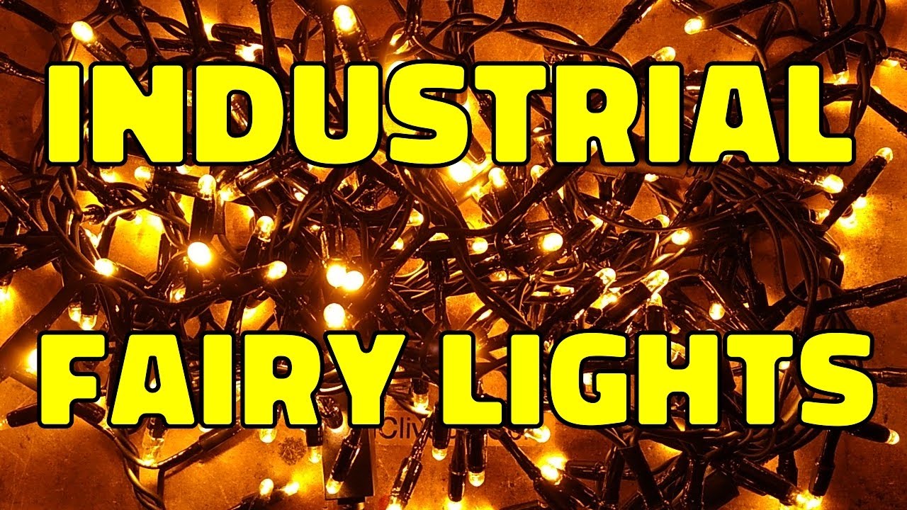 Industrial grade rubber fairy lights for cities