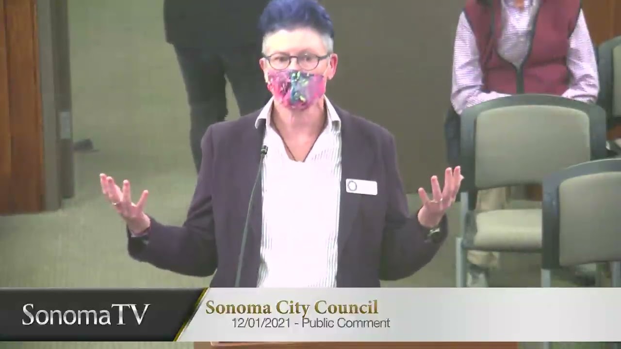 Sonoma City Council 2021 12 01