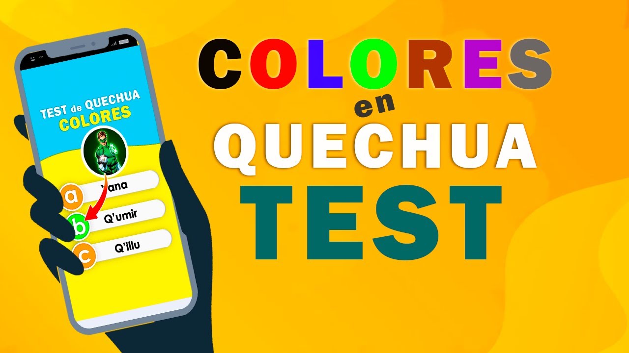 COLORES en QUECHUA | Test de Quechua | Quechua Boliviano