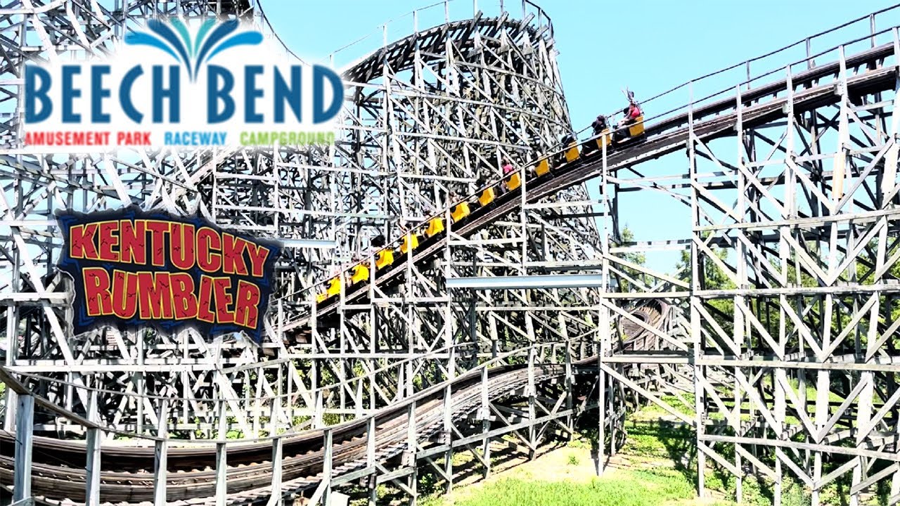 Kentucky Rumbler - Crazy Wooden Twister Coaster - HD Off-Ride Footage | Beech Bend