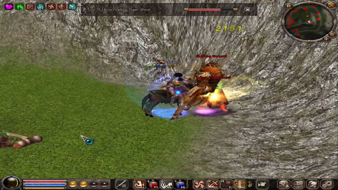 Metin2 UK TS killing yellow tiger ghost 2