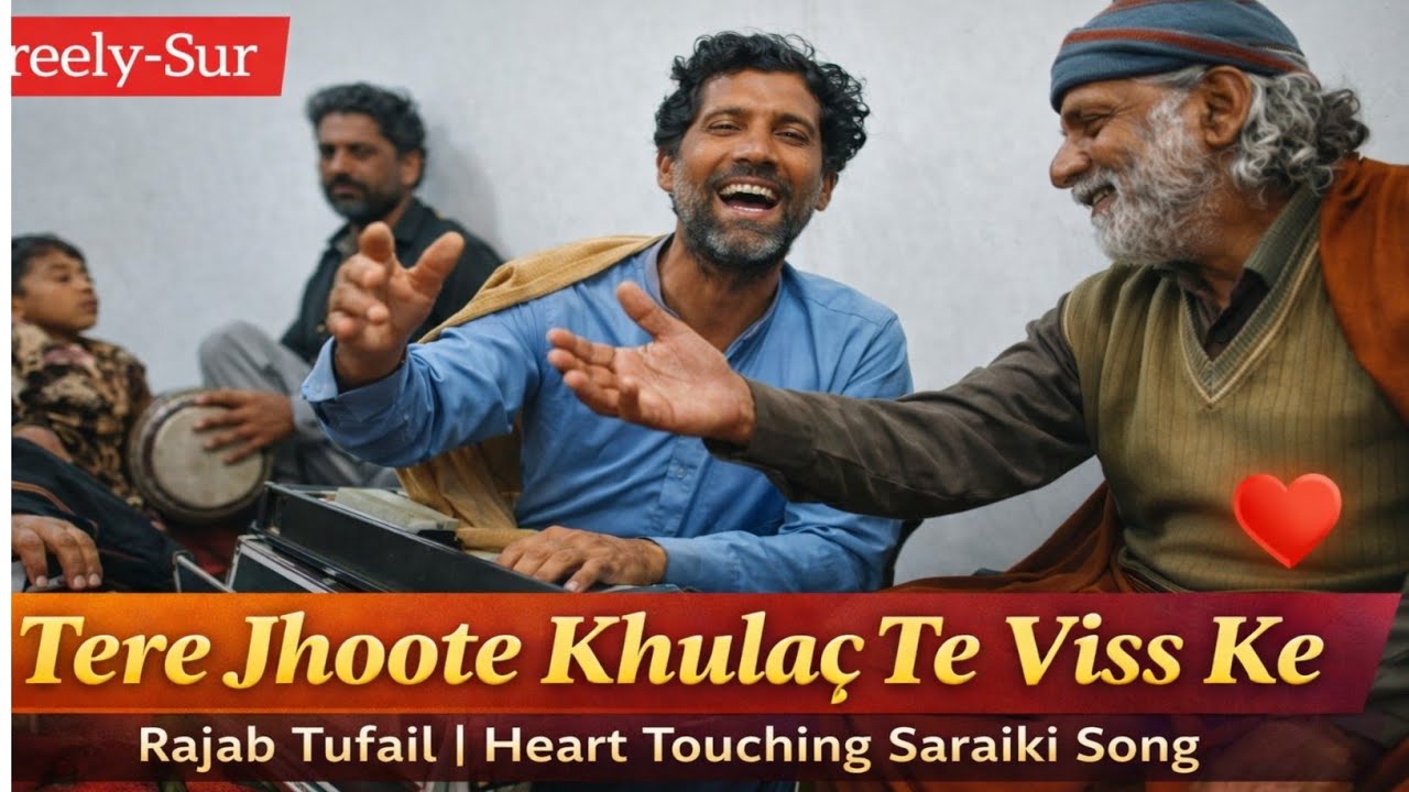 Tere Jhoote Khulaq Te Viss Ke ❤️ | Rajab Tufail | Heart Touching Saraiki Song 2026 | Sureely-Sur