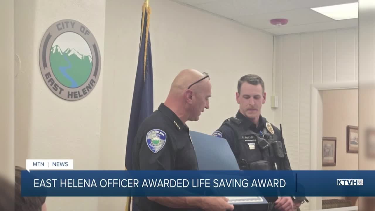 East Helena officer awarded Life Saving Award