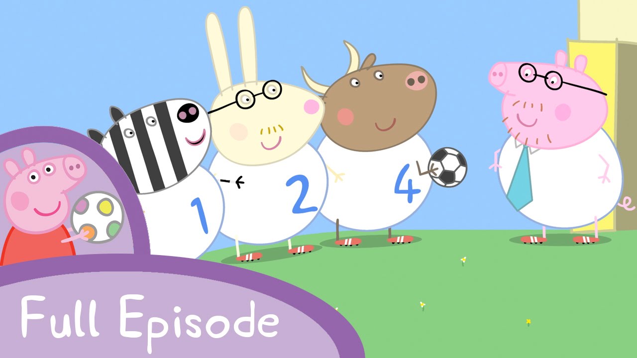 Peppa Pig Episodes - Washing (Football Episode!)