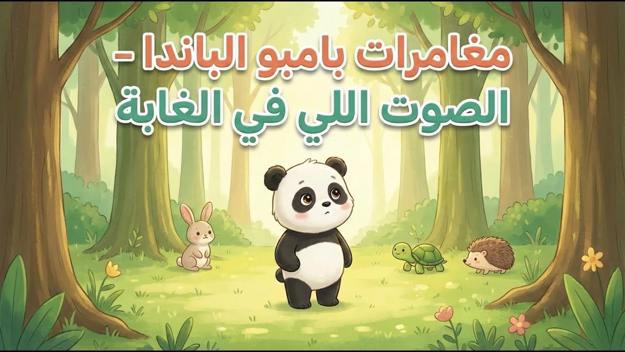 🐼 مغامرات بامبو الباندا | الحلقة الثالثة – الصوت اللي في الغابة