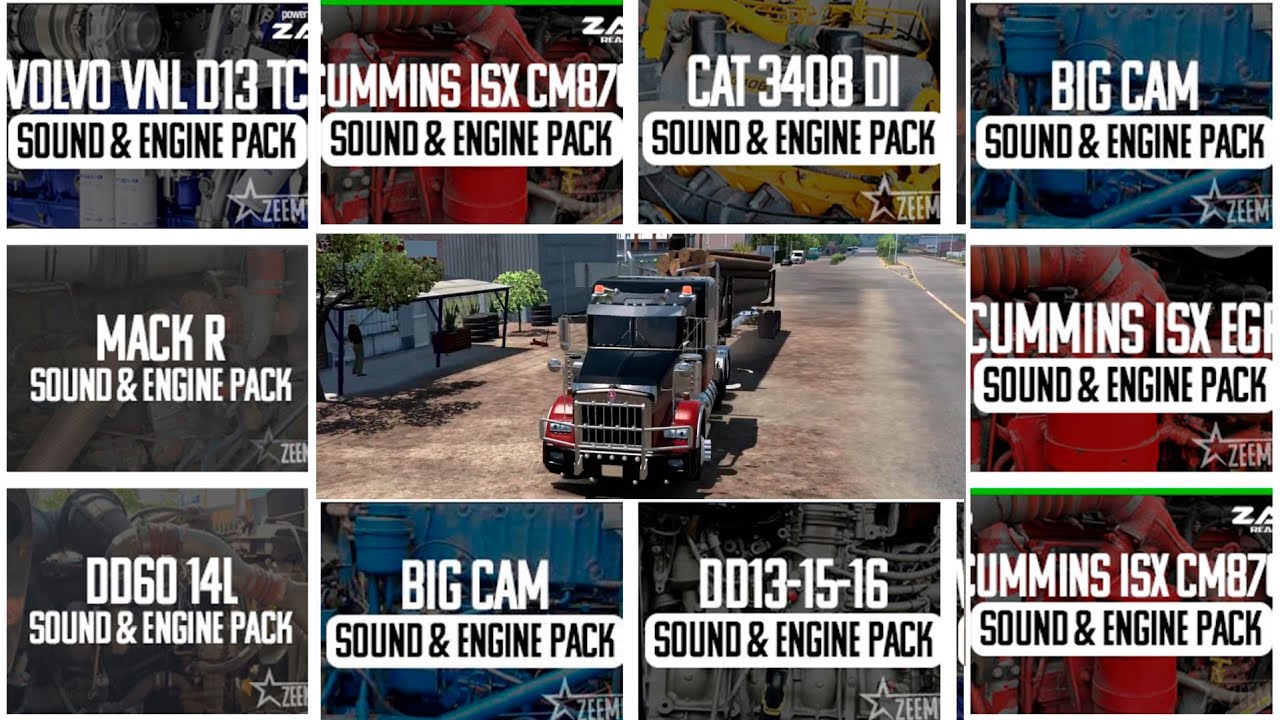 16 MOTORES DE ZEEMODS PARA TU ATS LOS MEJORES SONIDOS!!!!