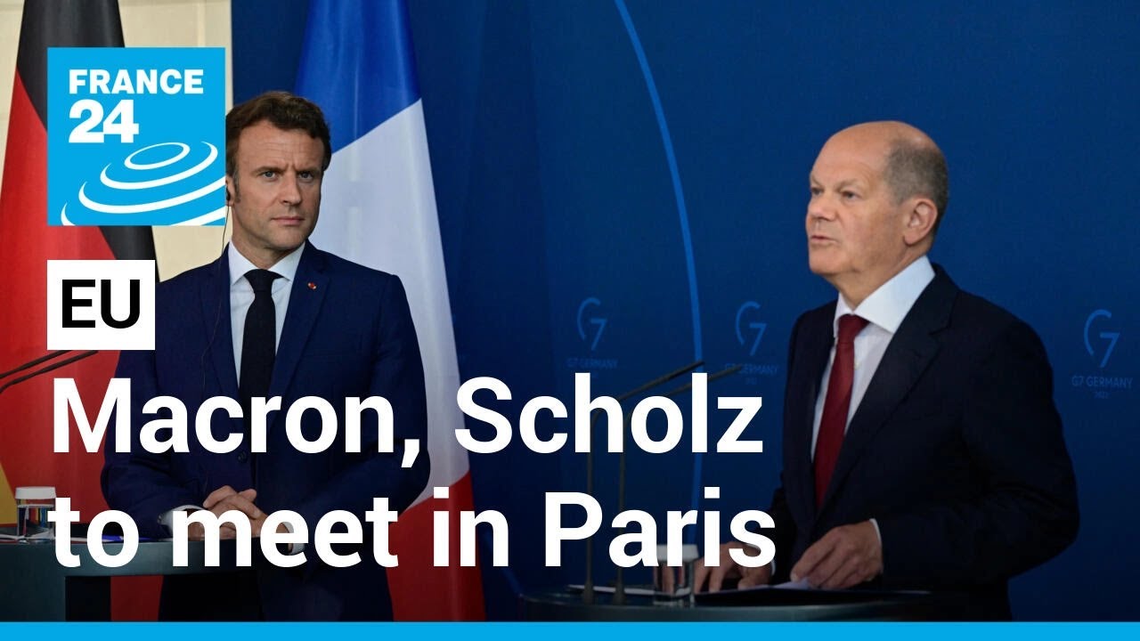 Macron, Scholz to meet in Paris to discuss diverging policy stances &bull; FRANCE 24 English