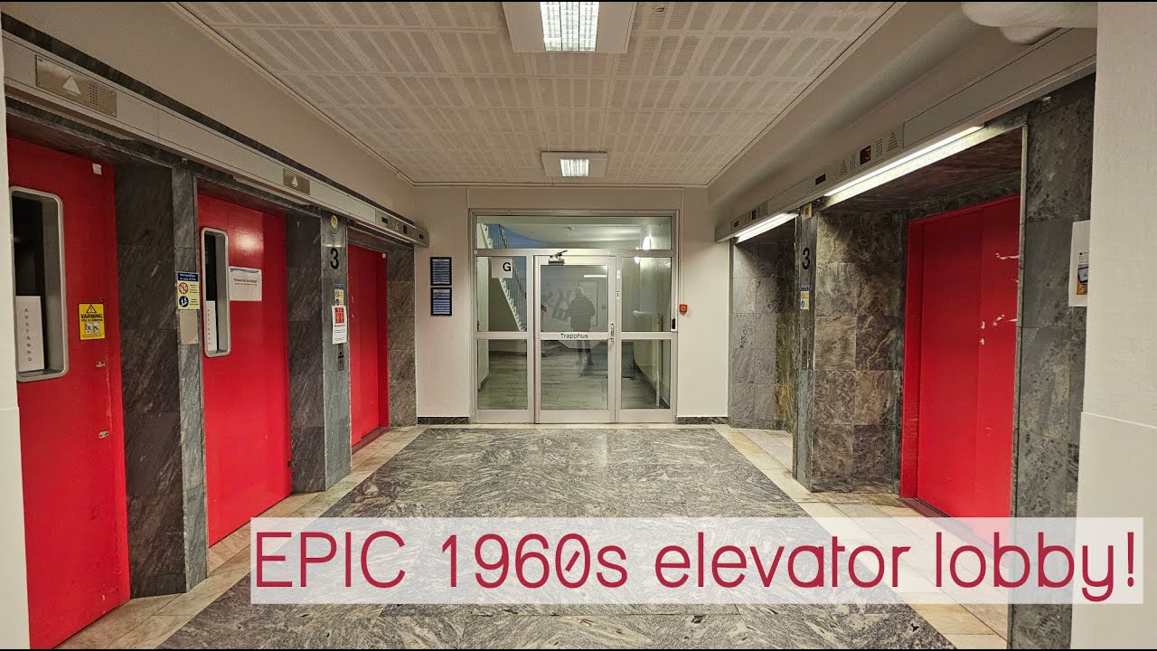 Tour! Elevators at Kiruna hospital, building C and D, Sweden