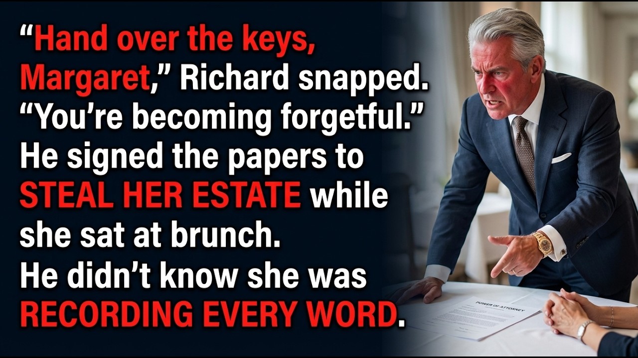 Hand Over The Keys! CFO Tries To Commit Wife To Steal Her Estate, But She Recorded 40 Years Of Lies