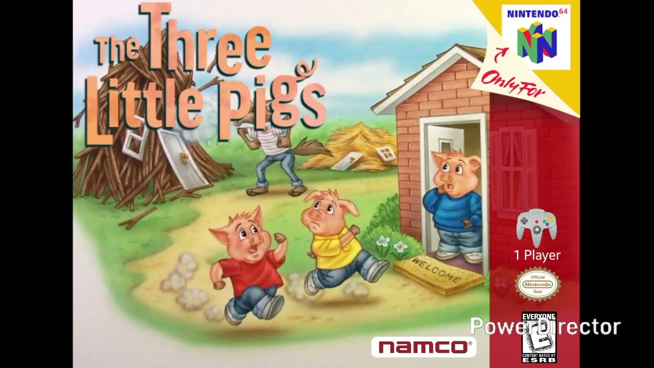 The Three Little Pigs Nintendo 64 - 1999 Namco